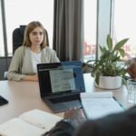 candidate having an interview